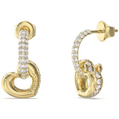 Guess Cercei suspendați romantici Inimă L.O.V.E. JUBE05465JWYGT/U Guess Cercei suspendați romantici Inimă L.O.V.E. JUBE05465JWYGT/U