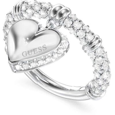 Guess Inel romantic din oțel Inimă By Your Side JUBR06077JWRH 54 mm Guess Inel romantic din oțel Inimă By Your Side JUBR06077JWRH 54 mm