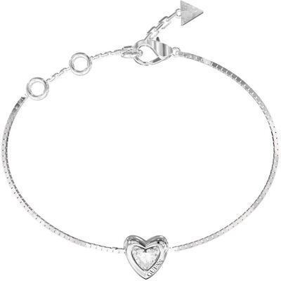 Guess Brățară decentă din oțel Inimă Beloved JUBB06017JWRH 18,4 cm Guess Brățară decentă din oțel Inimă Beloved JUBB06017JWRH 18,4 cm