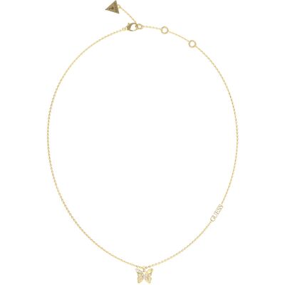 Guess Colier decent placat cu aur cu fluture Chrysalis JUBN04107JWYGT/U Guess Colier decent placat cu aur cu fluture Chrysalis JUBN04107JWYGT/U