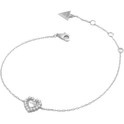 Guess Brățară de argint pentru femei Inimă Jardin JSBB04457JWRH 18.5 cm Guess Brățară de argint pentru femei Inimă Jardin JSBB04457JWRH 18.5 cm
