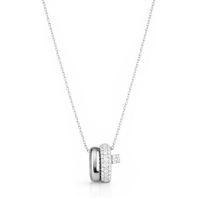 Guess Colier fin din argint cu cristale Nuances JSBN04508JWRHT/U Guess Colier fin din argint cu cristale Nuances JSBN04508JWRHT/U