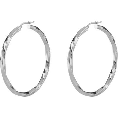 Guess Cercei rotunzi stilați Hoops I Did It Again JUBE04184JWRHT/U Guess Cercei rotunzi stilați Hoops I Did It Again JUBE04184JWRHT/U