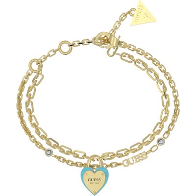 Guess Brățară stilată dublă All You Need is Love JUBB04206JWYGTQ 21 cm Guess Brățară stilată dublă All You Need is Love JUBB04206JWYGTQ 21 cm