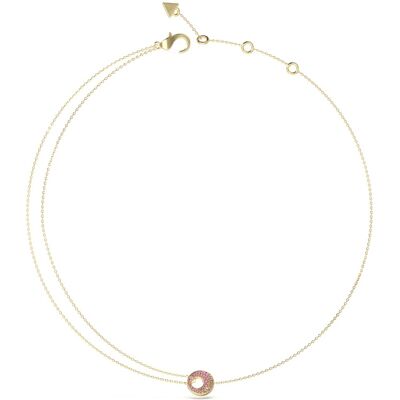 Guess Colier elegant placat cu aur Blooming Summer JUBN05226JWYGPKT/U Guess Colier elegant placat cu aur Blooming Summer JUBN05226JWYGPKT/U