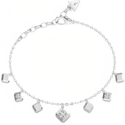 Guess Brățară spectaculoasă din oțel Ace Of Diamonds JUBB06179JWRH 18,4 cm Guess Brățară spectaculoasă din oțel Ace Of Diamonds JUBB06179JWRH 18,4 cm