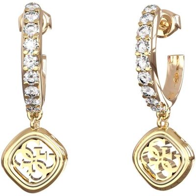 Guess Cercei de lux cu cristale Jaipur Splendor JUBE06151JWYGT/U Guess Cercei de lux cu cristale Jaipur Splendor JUBE06151JWYGT/U