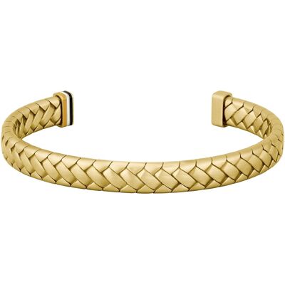 Hugo Boss Brățară fixă placată cu aur pentru bărbați 1580672 Hugo Boss Brățară fixă placată cu aur pentru bărbați 1580672