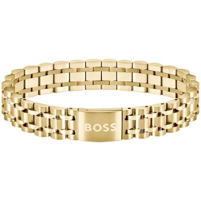 Hugo Boss Brățară elegantă placată cu aur pentru bărbați 1580645 Hugo Boss Brățară elegantă placată cu aur pentru bărbați 1580645