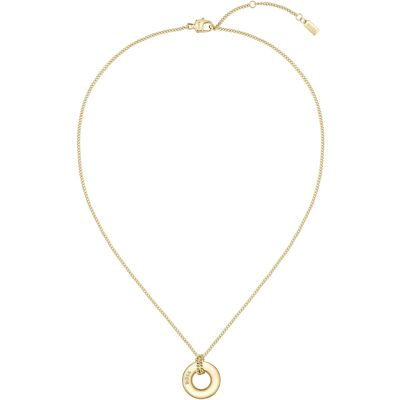 Hugo Boss Colier fashion placat cu aur pentru femei Live 1580684 Hugo Boss Colier fashion placat cu aur pentru femei Live 1580684