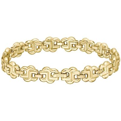 Hugo Boss Brățară fashion placată cu aur Double B 1580741 Hugo Boss Brățară fashion placată cu aur Double B 1580741