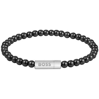 Hugo Boss Brățară pentru bărbați cu mărgele din hematit Sphere 1580790 19 cm Hugo Boss Brățară pentru bărbați cu mărgele din hematit Sphere 1580790 19 cm
