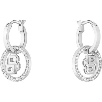 Hugo Boss Cercei de lux din oțel 2în1 Double B 1580820 Hugo Boss Cercei de lux din oțel 2în1 Double B 1580820