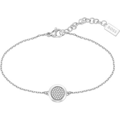 Hugo Boss Brățară minunată din oțel cu cristale Medallion 1580299 Hugo Boss Brățară minunată din oțel cu cristale Medallion 1580299