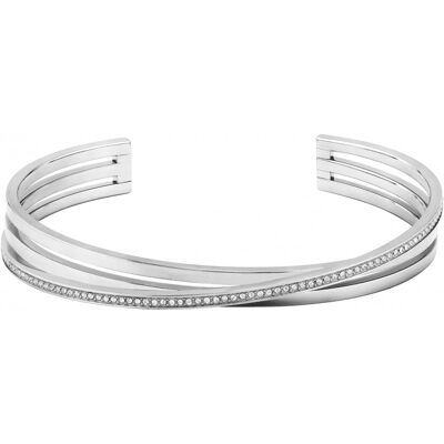 Hugo Boss Brățară solidă din oțel cu cristale 1580284 Hugo Boss Brățară solidă din oțel cu cristale 1580284