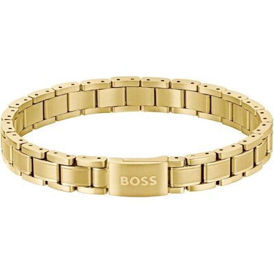 Hugo Boss Brățară placată cu aur pentru bărbați Metal Links Essentials 1580711 Hugo Boss Brățară placată cu aur pentru bărbați Metal Links Essentials 1580711