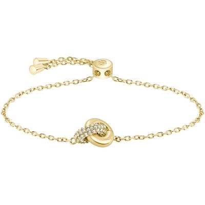 Hugo Boss Brățară placată cu aur cu cristale Live Precious 1580757 Hugo Boss Brățară placată cu aur cu cristale Live Precious 1580757