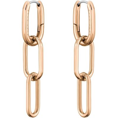 Hugo Boss Cercei suspendați placați cu aur 2în1 Tessa 1580202 Hugo Boss Cercei suspendați placați cu aur 2în1 Tessa 1580202