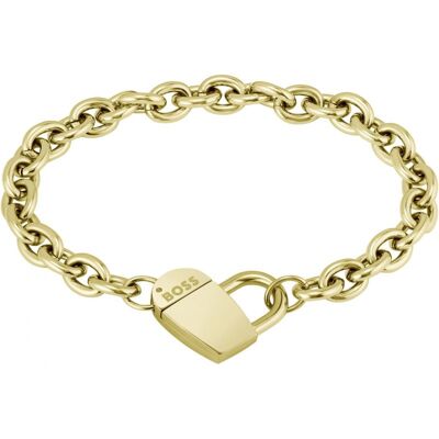 Hugo Boss Brățară romantică placată cu aur pentru femei 1580419 Hugo Boss Brățară romantică placată cu aur pentru femei 1580419