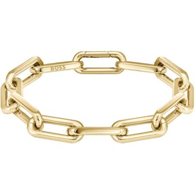 Hugo Boss Brățară distinctă placată cu aur pentru femei Halia 1580600 Hugo Boss Brățară distinctă placată cu aur pentru femei Halia 1580600