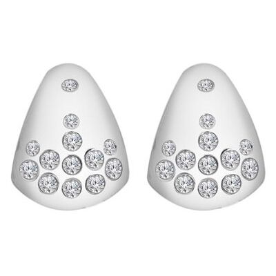 Hot Diamonds Cercei de design din argint cu diamante și topaze Spritz DE835 Hot Diamonds Cercei de design din argint cu diamante și topaze Spritz DE835