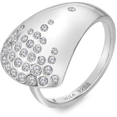 Hot Diamonds Inel elegant cu diamant și topaz Spritz DR295 58 mm Hot Diamonds Inel elegant cu diamant și topaz Spritz DR295 58 mm