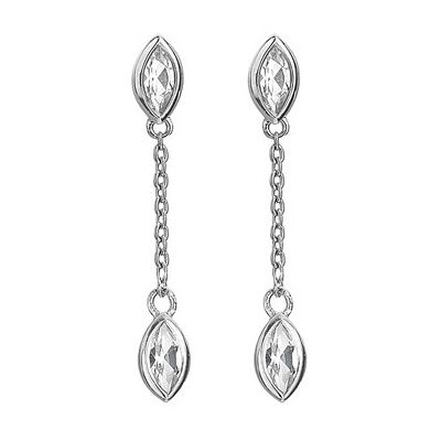 Hot Diamonds Cercei eleganți atârnători cu diamante Tender DE751 Hot Diamonds Cercei eleganți atârnători cu diamante Tender DE751