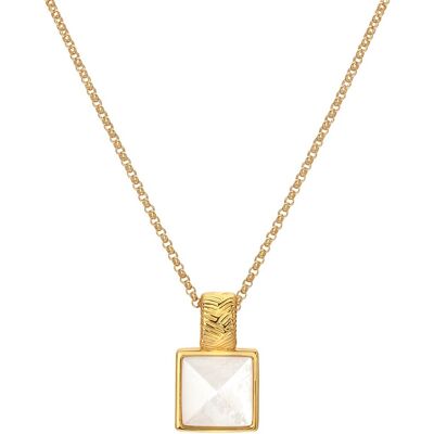 Hot Diamonds Colier unic cu diamant și sidef Jac Jossa Soul DP896 (lanț, pandantiv) Hot Diamonds Colier unic cu diamant și sidef Jac Jossa Soul DP896 (lanț, pandantiv)