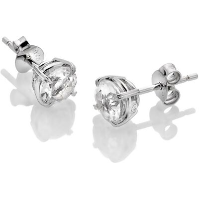 Hot Diamonds Cercei fini din argint cu topaze și diamante Tender DE728 Hot Diamonds Cercei fini din argint cu topaze și diamante Tender DE728