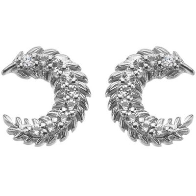 Hot Diamonds Cercei rafinați din argint cu diamant și topaze Selene DE866 Hot Diamonds Cercei rafinați din argint cu diamant și topaze Selene DE866
