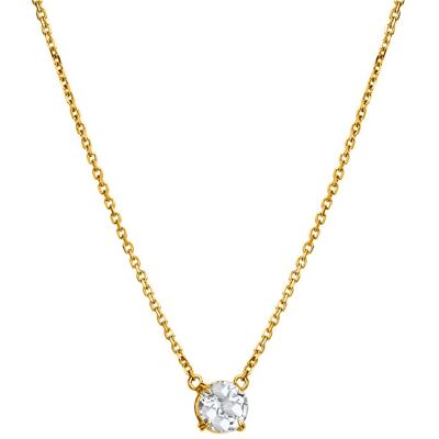 Hot Diamonds Colier elegant placat cu aur cu topaz și diamant Gemstone DN214 Hot Diamonds Colier elegant placat cu aur cu topaz și diamant Gemstone DN214
