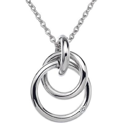 Hot Diamonds Colier Eternity Interlocking DP372 (lănțișor, pandantiv) Hot Diamonds Colier Eternity Interlocking DP372 (lănțișor, pandantiv)