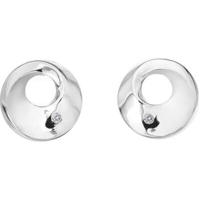 Hot Diamonds Cercei delicați din argint cu diamante Quest DE651 Hot Diamonds Cercei delicați din argint cu diamante Quest DE651