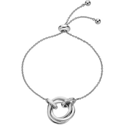 Hot Diamonds Brățară fermecătoare din argint cu diamante Trio DL706 Hot Diamonds Brățară fermecătoare din argint cu diamante Trio DL706