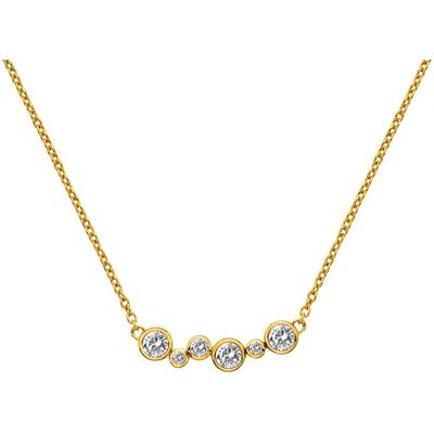 Hot Diamonds Colier placat cu aur cu diamant Gemstone DN213 Hot Diamonds Colier placat cu aur cu diamant Gemstone DN213