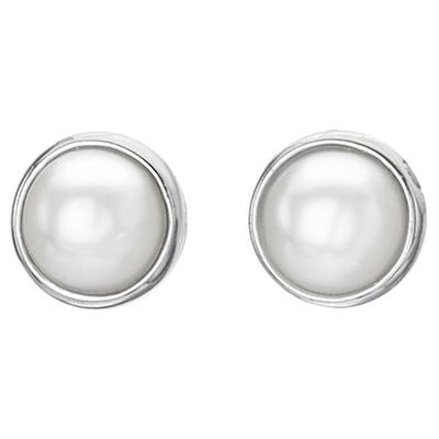 Hot Diamonds Cercei fermecători din argint cu diamante și perle Diamond Amulets DE712 Hot Diamonds Cercei fermecători din argint cu diamante și perle Diamond Amulets DE712