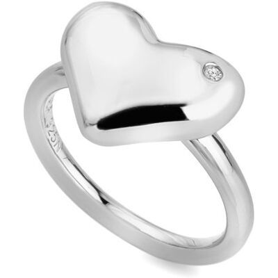 Hot Diamonds Inel fermecător din argint cu diamant Desire DR275 58 mm Hot Diamonds Inel fermecător din argint cu diamant Desire DR275 58 mm