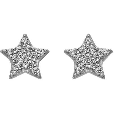 Hot Diamonds Cercei din argint Steluțe cu zircon cubic Silver Whisper SWE002 Hot Diamonds Cercei din argint Steluțe cu zircon cubic Silver Whisper SWE002
