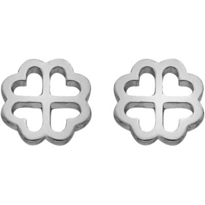 Hot Diamonds Cercei din argint Trifoi cu patru foi Silver Whisper SWE010 Hot Diamonds Cercei din argint Trifoi cu patru foi Silver Whisper SWE010
