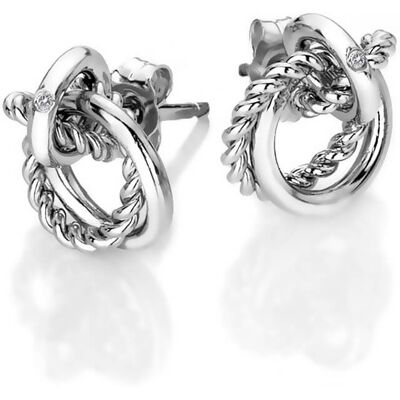 Hot Diamonds Cercei de argint cu diamante autentice Jasmine DE610 Hot Diamonds Cercei de argint cu diamante autentice Jasmine DE610