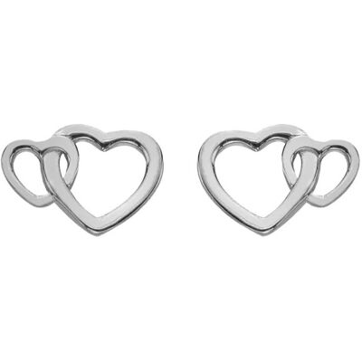 Hot Diamonds Cercei din argint cu inimă pentru mama Silver Whisper SWE006 Hot Diamonds Cercei din argint cu inimă pentru mama Silver Whisper SWE006