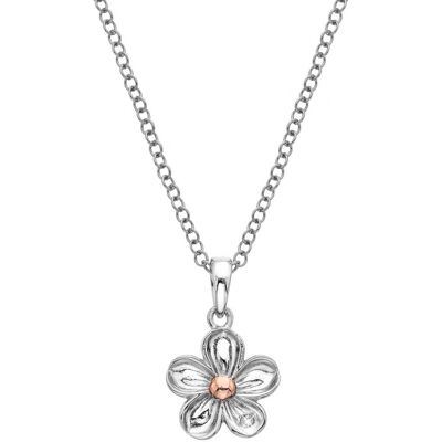 Hot Diamonds Colier cu flori de argint Forget me not DP749 Hot Diamonds Colier cu flori de argint Forget me not DP749