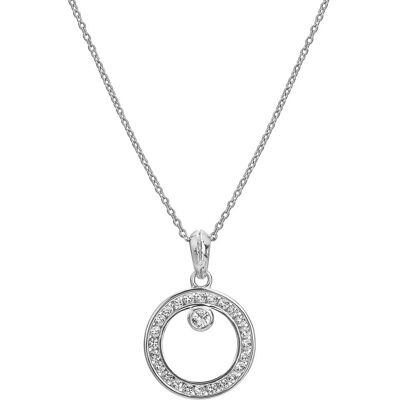 Hot Diamonds Colier din argint cu diamant și topaze Orbit DP929 (lănțișor, pandantiv) Hot Diamonds Colier din argint cu diamant și topaze Orbit DP929 (lănțișor, pandantiv)