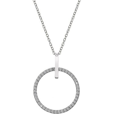 Hot Diamonds Colier din argint cu diamant autentic Flora DP718 (lănțișor, pandantiv) Hot Diamonds Colier din argint cu diamant autentic Flora DP718 (lănțișor, pandantiv)