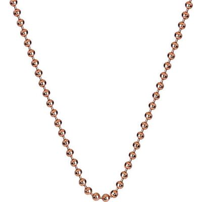 Hot Diamonds Lanț din argint Emozioni Rose Gold Bead Chain 18 CH007 Hot Diamonds Lanț din argint Emozioni Rose Gold Bead Chain 18 CH007