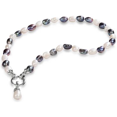 JwL Luxury Pearls Colier din perle reale in două nuanțe JL0316 JwL Luxury Pearls Colier din perle reale in două nuanțe JL0316