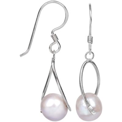 JwL Luxury Pearls Cercei din argint cu perlă reală JL0110 JwL Luxury Pearls Cercei din argint cu perlă reală JL0110