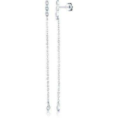 JVD Cercei lungi din argint cu zircon SVLE2965X61BI00 JVD Cercei lungi din argint cu zircon SVLE2965X61BI00