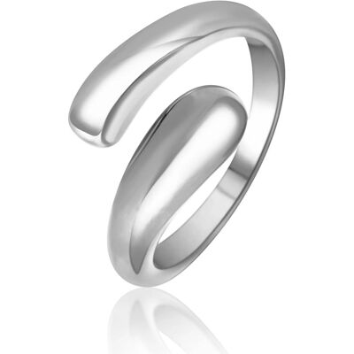 JVD Inel deschis minimalist din oțel SSSR0018XG100 52 mm JVD Inel deschis minimalist din oțel SSSR0018XG100 52 mm