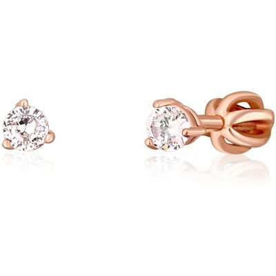 JVD Cercei bronz fermecători cu zircon SVLE1501XH2RO0 0,5 cm JVD Cercei bronz fermecători cu zircon SVLE1501XH2RO0 0,5 cm